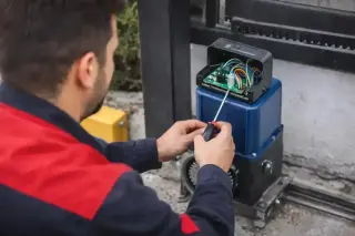 Yana Kayar Kapı Motoru — Hizmetler — Konya Kepenk | Otomatik Kepenk ve Kapı Sistemleri